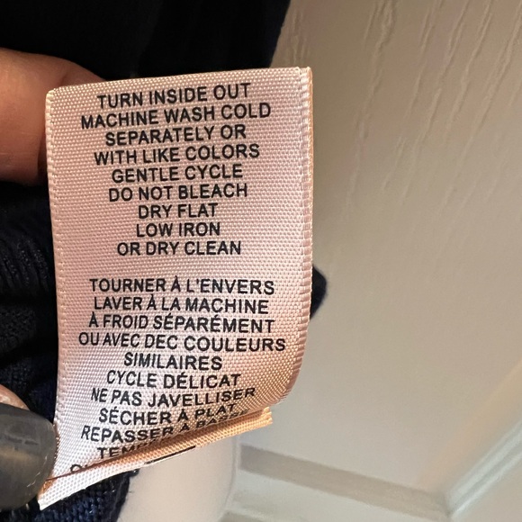 Philosophy Navy Blue/Cream Sweater - Picture 4 of 4